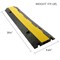 Pyle Cable Ramp, 1.80 in H, 39.40 in L, 9.60 in W, 2 Channel, Thermoplastic Rubber PCBLCO103 - alternate 11